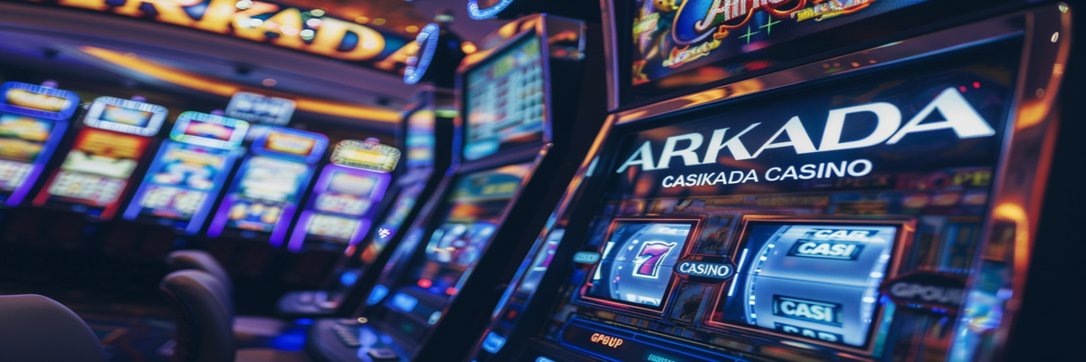 Игровой автомат Arkada Casino в стильной атмосфере казино